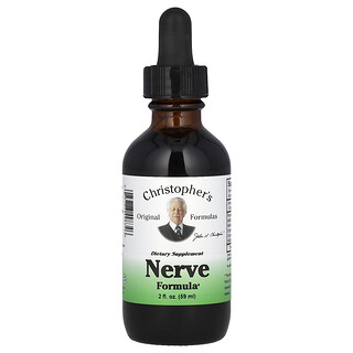 Christopher's Original Formulas, Fórmula para os Nervos, 59 ml (2 fl oz)