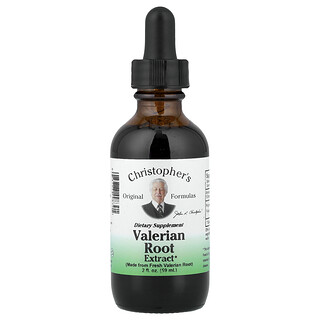 Christopher's Original Formulas, 발레리안 뿌리 추출물, 2 fl oz (59 ml)