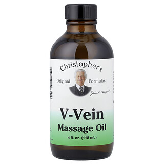 Christopher's Original Formulas, V-정맥 마사지 오일, 4 fl oz (118 ml)