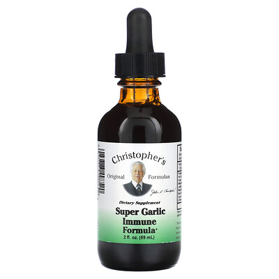 Christopher's Original Formulas , Super Garlic Immune Formula, Fl Oz (59 Ml) Size 2