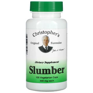 Christopher's Original Formulas, Slumber, 440 мг, 100 вегетарианских капсул