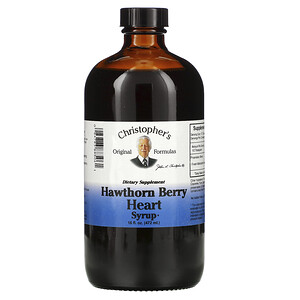 Кристоферс Оригинал Формулас, Hawthorn Berry Heart Syrup, 16 fl oz (472 ml) отзывы