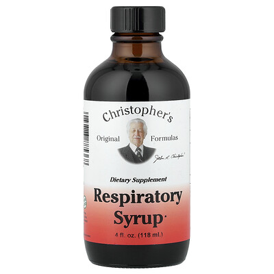 Christopher's Original Formulas, Jarabe respiratorio`` 118 ml (4 oz. Líq.)