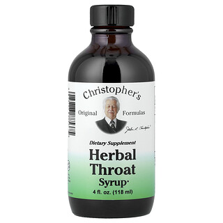 Christopher's Original Formulas, Xarope de Ervas para Garganta, 118 ml (4 fl oz)
