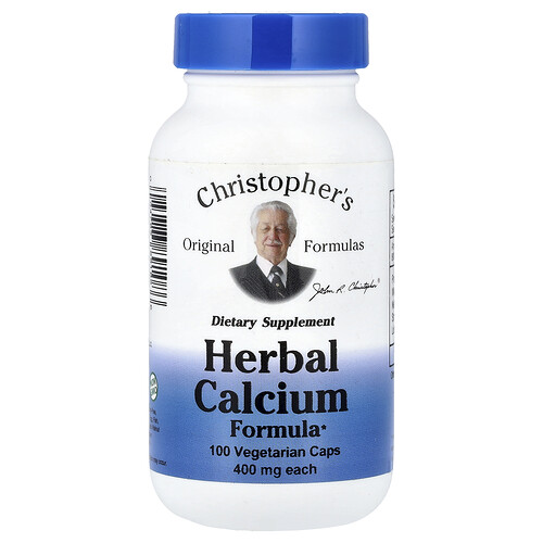 Christopher's Original Formulas Herbal Calcium Formula, 100 Vegetarian Caps