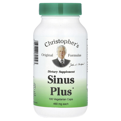 Christopher's Original Formulas Sinus Plus, 100 Vegetarian Caps