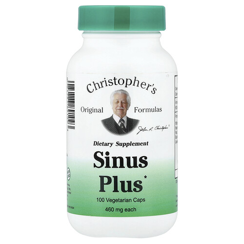 Christopher's Original Formulas, Suplemento para favorecer la salud de los senos paranasales y más, 100 cápsulas vegetales