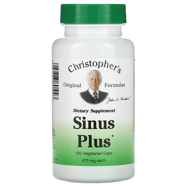 Sinus Plus, 475 mg, 100 Vegetarian Caps
