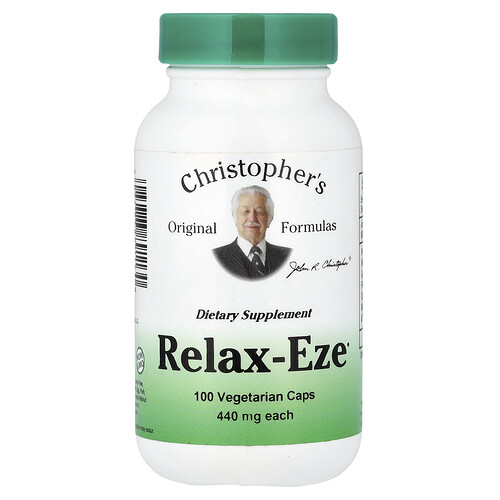 Christopher's Original Formulas Relax-Eze, 100 Vegetarian Caps