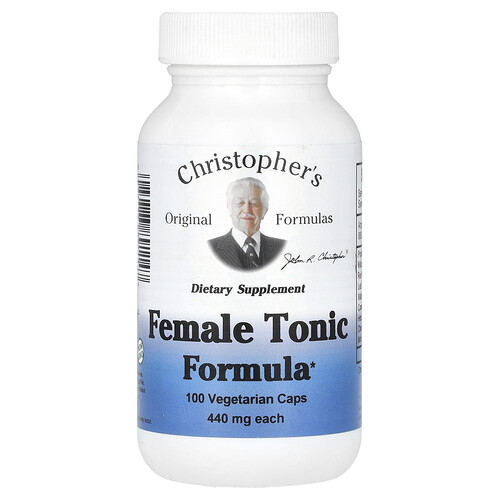 Christopher's Original Formulas, Female Tonic Formula, Tonikum für Frauen, 440 mg, 100 vegetarische Kapseln