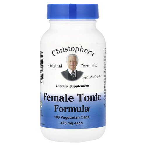 Christopher's Original Formulas, Fórmula tónica femenina, 100 cápsulas vegetales