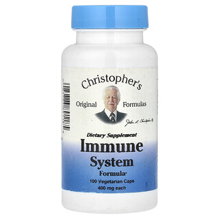 Christopher's Original Formulas, засіб для імунної системи, 100 вегетаріанських капсул