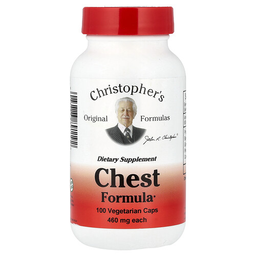 Christopher's Original Formulas, Chest Formula, 100 Vegetarian Caps