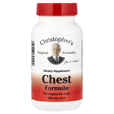 Product Image for Christopher's Original Formulas, Chest Formula, 100 Vegetarian Caps
