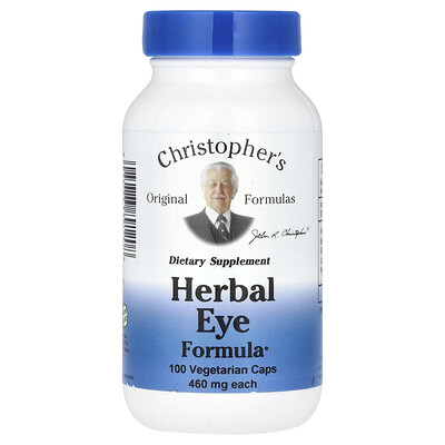 Christopher's Original Formulas, Fórmula herbal para el contorno de los ojos, 100 cápsulas vegetales