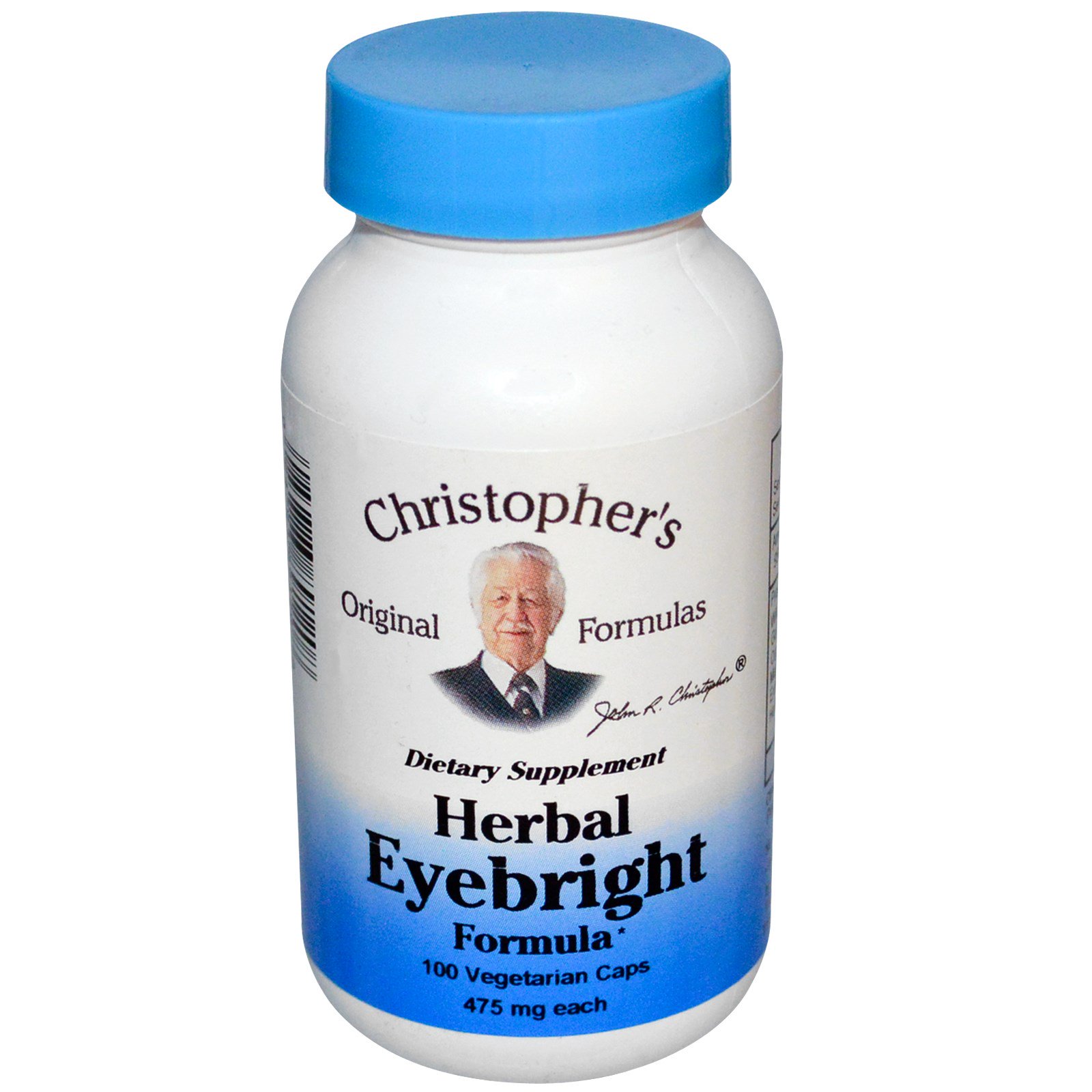Christopher's Original Formulas, Herbal Eyebright Formula, 475 mg, 100