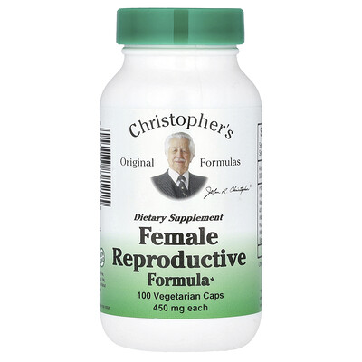 Product Image for Christopher's Original Formulas, Female Reproductive Formula, 100 Vegetarian Caps