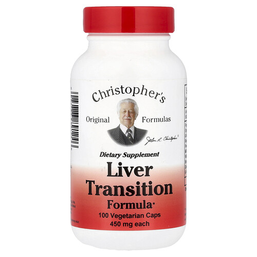 Christopher's Original Formulas, Liver Transition Formula, Lebertransformationsformel, 100 vegetarische Kapseln