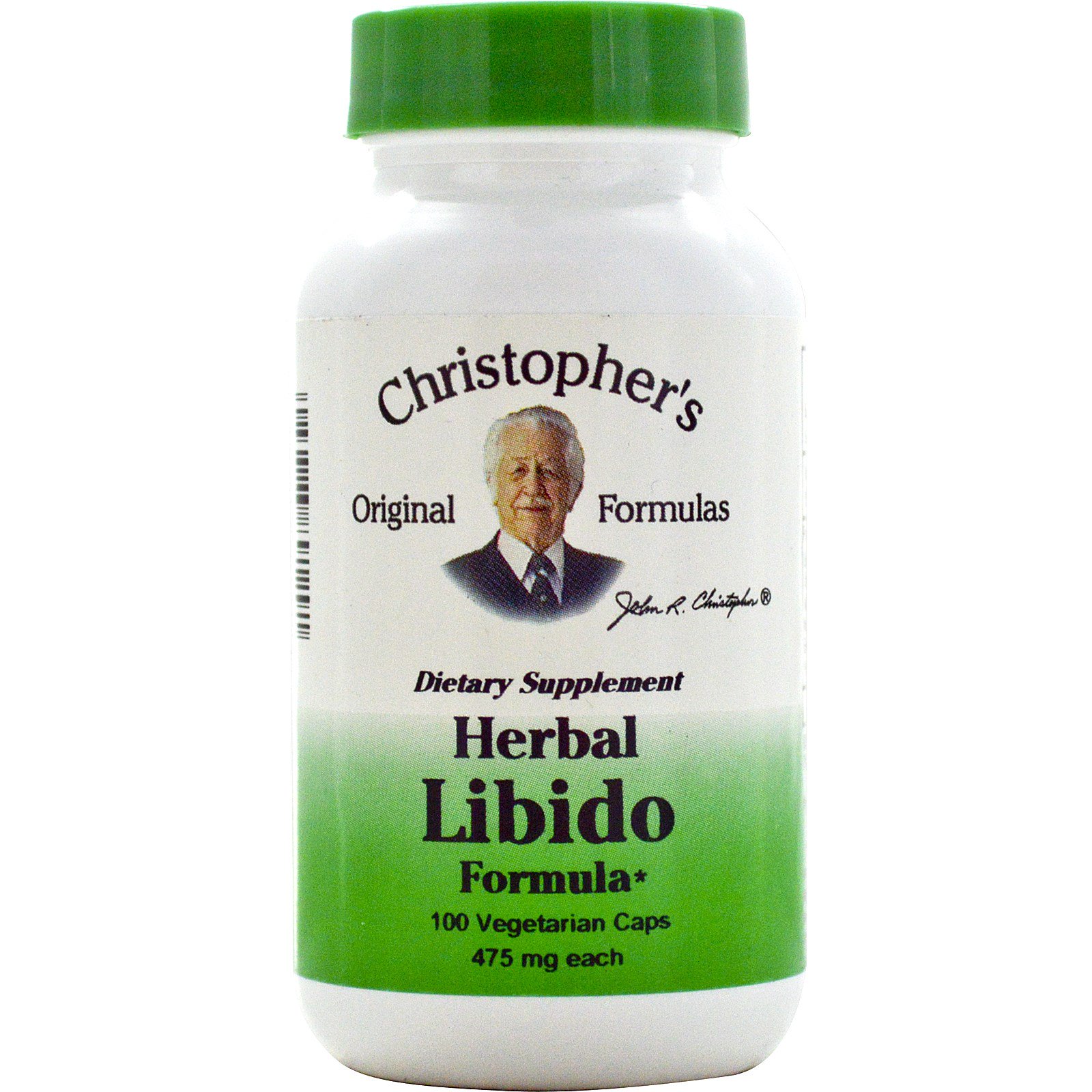 Christopher's Original Formulas, Травяная формула для повышения либидо, 475 мг каждая, 100 растительных капсул