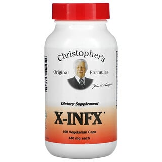 Christopher's Original Formulas, X-INFX、440mg、ベジカプセル100粒