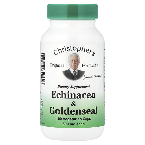 Christopher's Original Formulas, Equinácea y sello de oro, 100 cápsulas vegetales