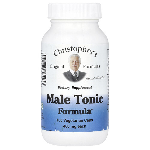Christopher's Original Formulas, Male Tonic Formula, Tonikum für Männer, 100 vegetarische Kapseln