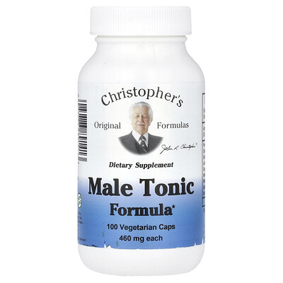 Christopher's Original Formulas, Fórmula tónica masculina, 100 cápsulas vegetales