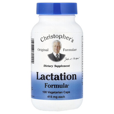Product Image for Christopher's Original Formulas, Lactation Formula, 100 Vegetarian Caps