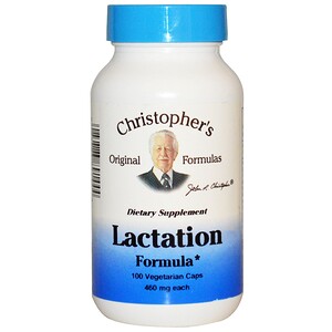 Отзывы о Кристоферс Оригинал Формулас, Lactation Formula, 460 mg, 100 Vegetarian Caps