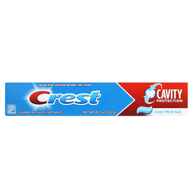 

Crest Cavity Protection, зубная паста с фтором, охлаждающий гель с мятой, 232 г (8,2 унции)