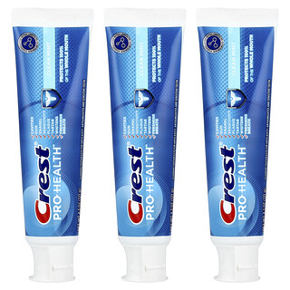 Crest, Pro-Health, Fluoride Toothpaste, Clean Mint, 3 Pack, 4.3 oz (121 g) Each