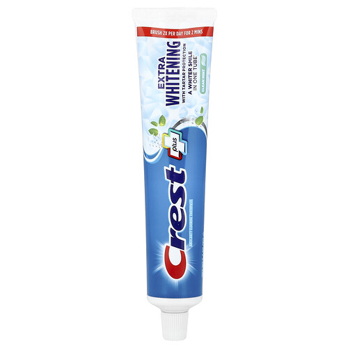 Crest, Plus Complete, Fluorid Toothpaste, extra aufhellende Zahnpasta mit Zahnsteinschutz, saubere Minze, 153 g (5,4 oz.)