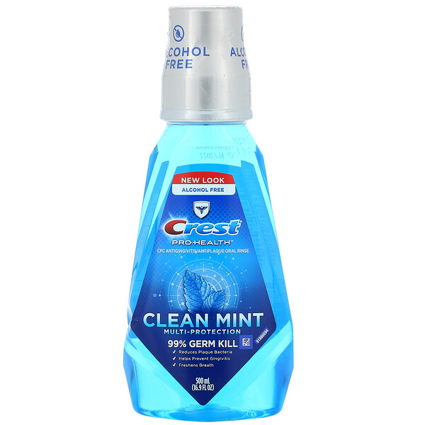 Pro Health, Multi-Protection Mouthwash, Alcohol Free, Clean Mint, 16.9 fl oz (500 ml)