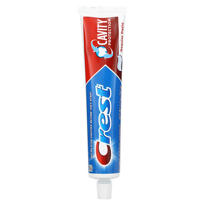 Crest Cavity Protection, зубная паста с фтором, обычная, 161 г (5,7 унции)