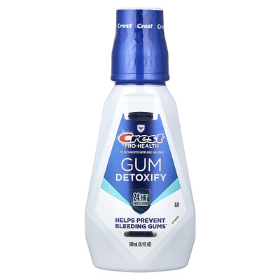 Crest, Pro Health, Gum Detoxify, Alcohol Free, Cool Wintergreen , 16.9 fl oz (500 ml)