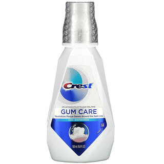 Crest, Жидкость для полоскания рта Gum Care, прохладная груша, 500 мл (16,9 жидк. Унции)