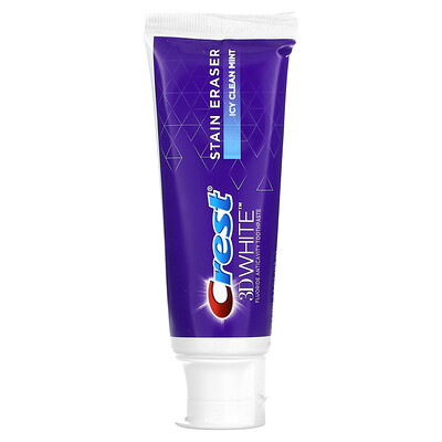 

Crest 3D White Fluoride Anticavity Toothpaste Ice Clean Mint 3.1 oz (87 g)