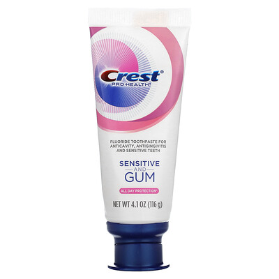 

Crest Pro Health для чувствительных десен зубная паста с фтором мягкая мята 116 г (4 1 унции)