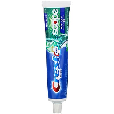 Купить Crest Complete, Scope, Outlast Plus Whitening, Fluoride Toothpaste, Long Lasting Mint, 5.4 oz (153 g)