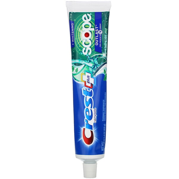 Complete, Scope, Outlast Plus Whitening,  Fluoride Toothpaste, Long Lasting Mint, 5.4 oz (153 g)