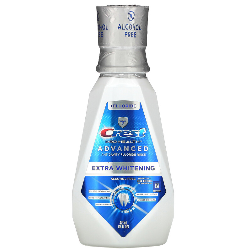 Crest, Pro Health Advanced, Extra Whitening Mouthwash + Fluoride