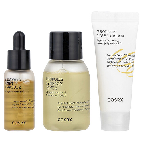 COSRX - Honey Glow Kit - Propolis Trial Kit - 3items