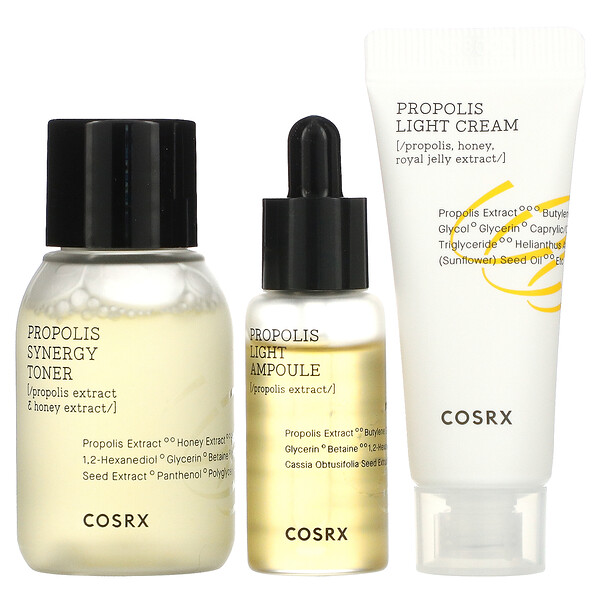 Cosrx, Honey Glow Kit, набор из 3 предметов