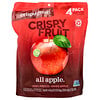 Crispy Green, Fruits croustillants, Toutes pommes, Paquet de 4, 15 g chacun
