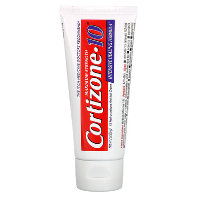 

Cortizone 10 1% Hydrocotisone Anti-Itch Creme Maximum Strength 2 oz (56 g)