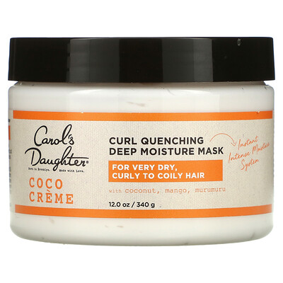 Carol's Daughter Coco Creme, Маска для глубокого увлажнения Curl Quenching Deep Moisture Mask, 12 унций (340 г)