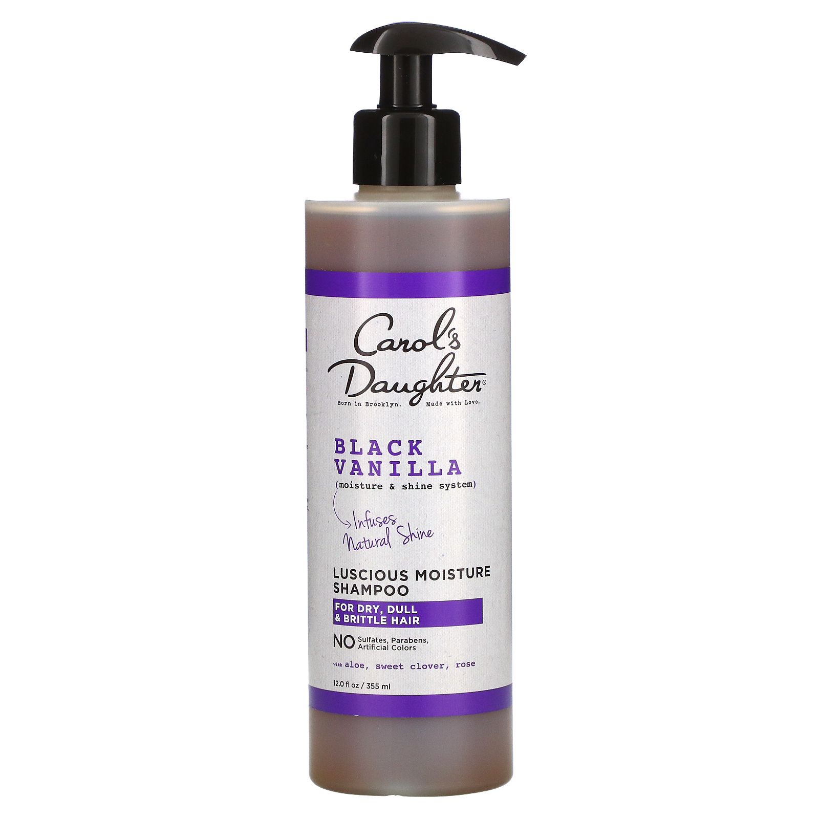 Carols Daughter Black Vanilla Moisture And Shine System Luscious Moisture Shampoo For Dry 8088