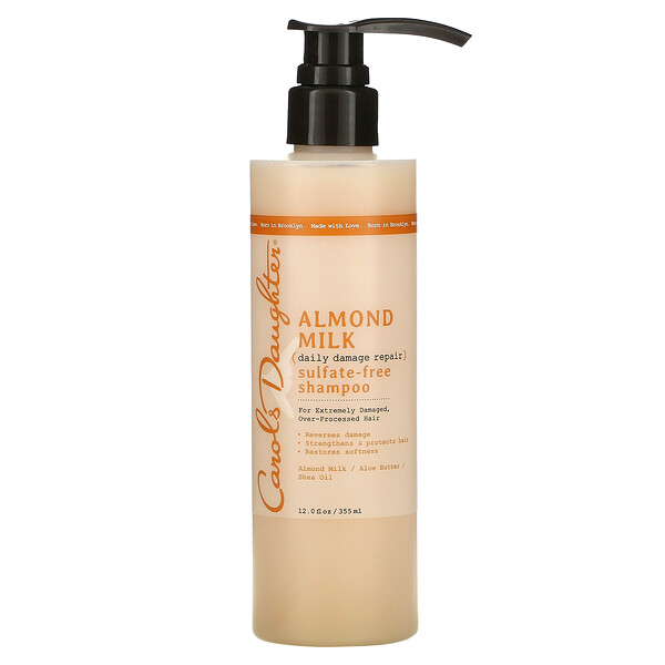 Almond Milk, Daily Damage Repair, Sulfate-Free Shampoo, For Extremely Damaged, Over-Processed Hair, 12 fl oz (355 ml)