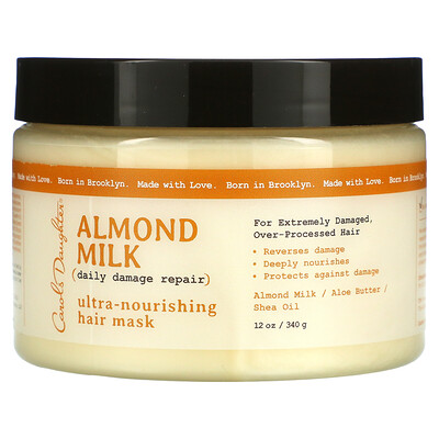 Купить Carol's Daughter Almond Milk, Daily Damage Repair, ультрапитательная маска для волос, 340 г (12 унций)