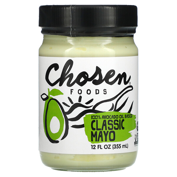 Chosen Foods‏, 100% Avocado Oil Based, Classic Mayo, 12 fl oz (355 ml)